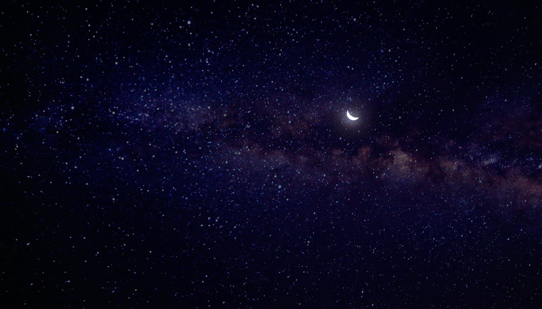 Night shot of a starry sky