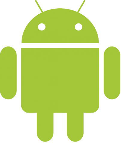 The official logo of Android
